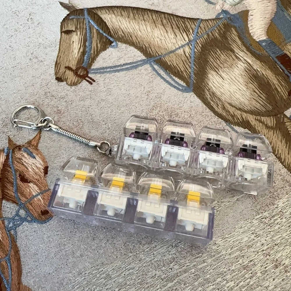 Pocket Keyboard Clicker™ – Satisfying Stress Relief Fidget Keychain with Light