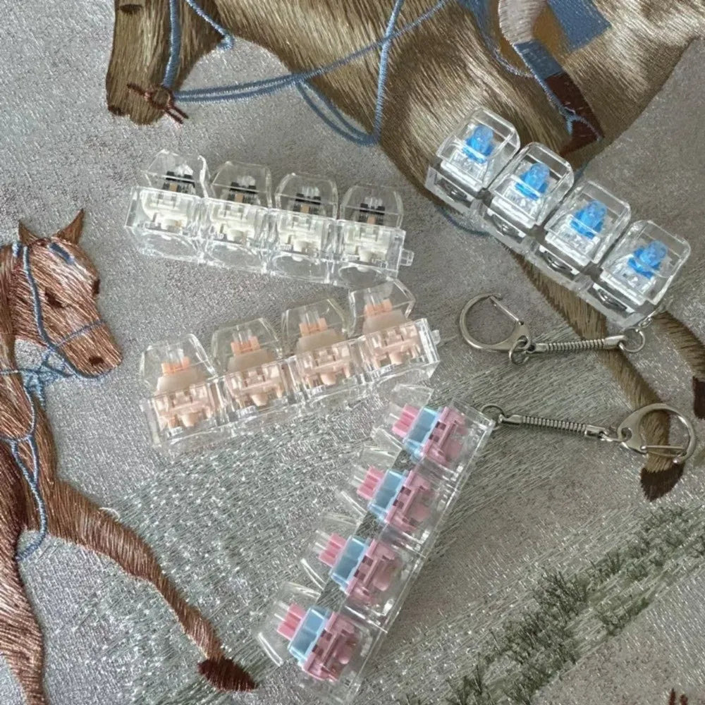 Pocket Keyboard Clicker™ – Satisfying Stress Relief Fidget Keychain with Light