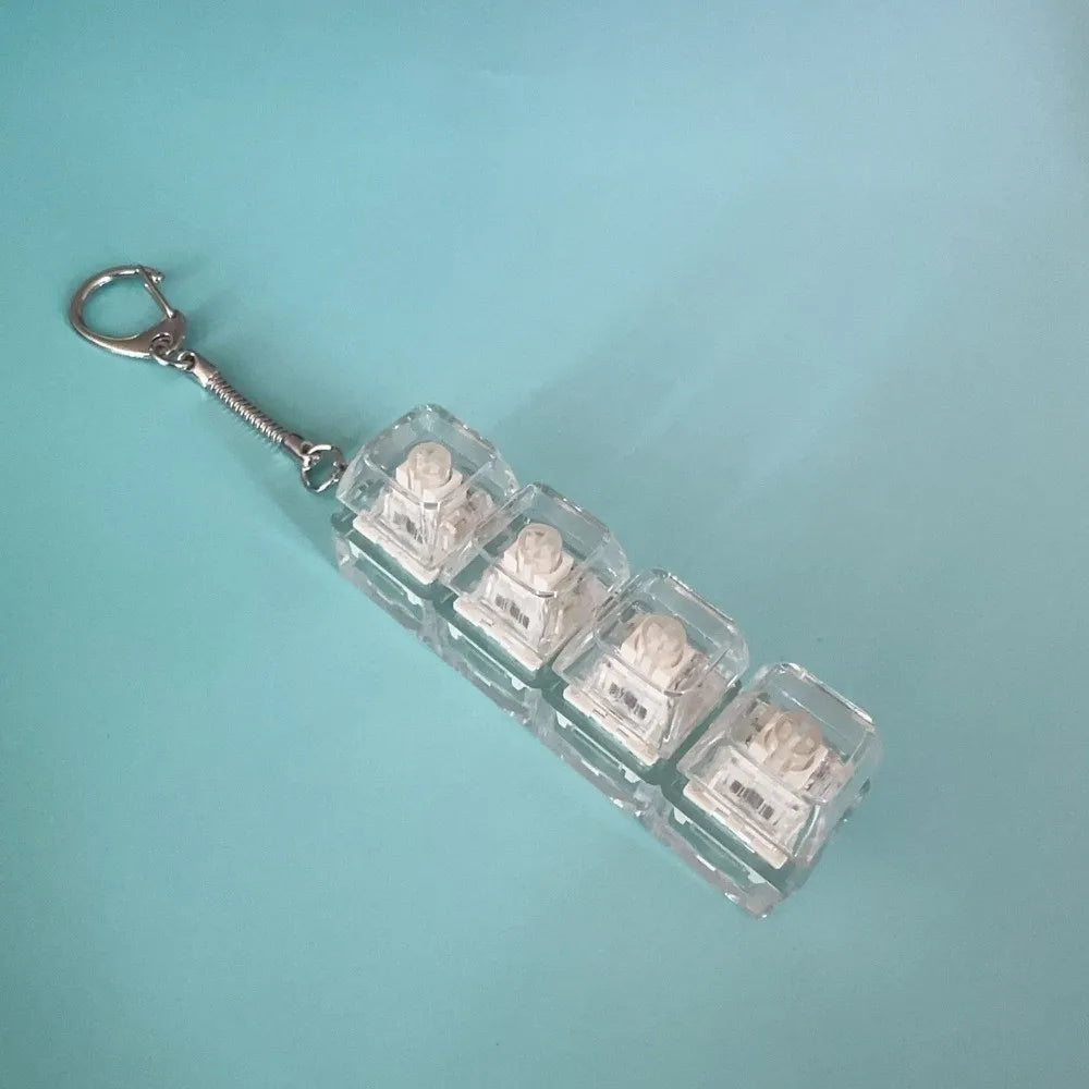 Pocket Keyboard Clicker™ – Satisfying Stress Relief Fidget Keychain with Light